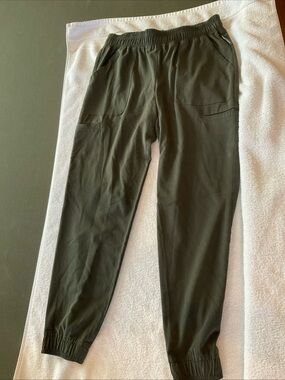 Aritzia Olive Drawstring Joggers